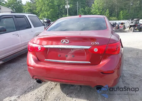 2016 Infiniti Q50 3.0T Premium из США, поврежденный, VIN JN1EV7AP7GM304685